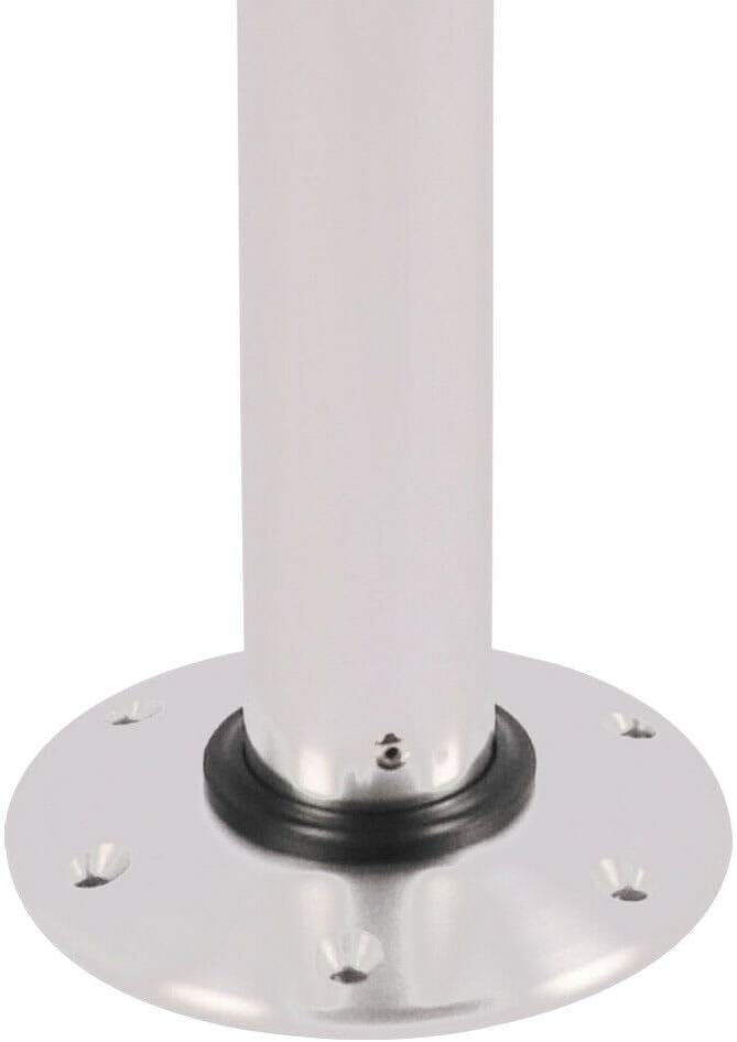 Adjustable Table Pedestal Stand 22-28 Inch Aluminum Finish Removable Q2899