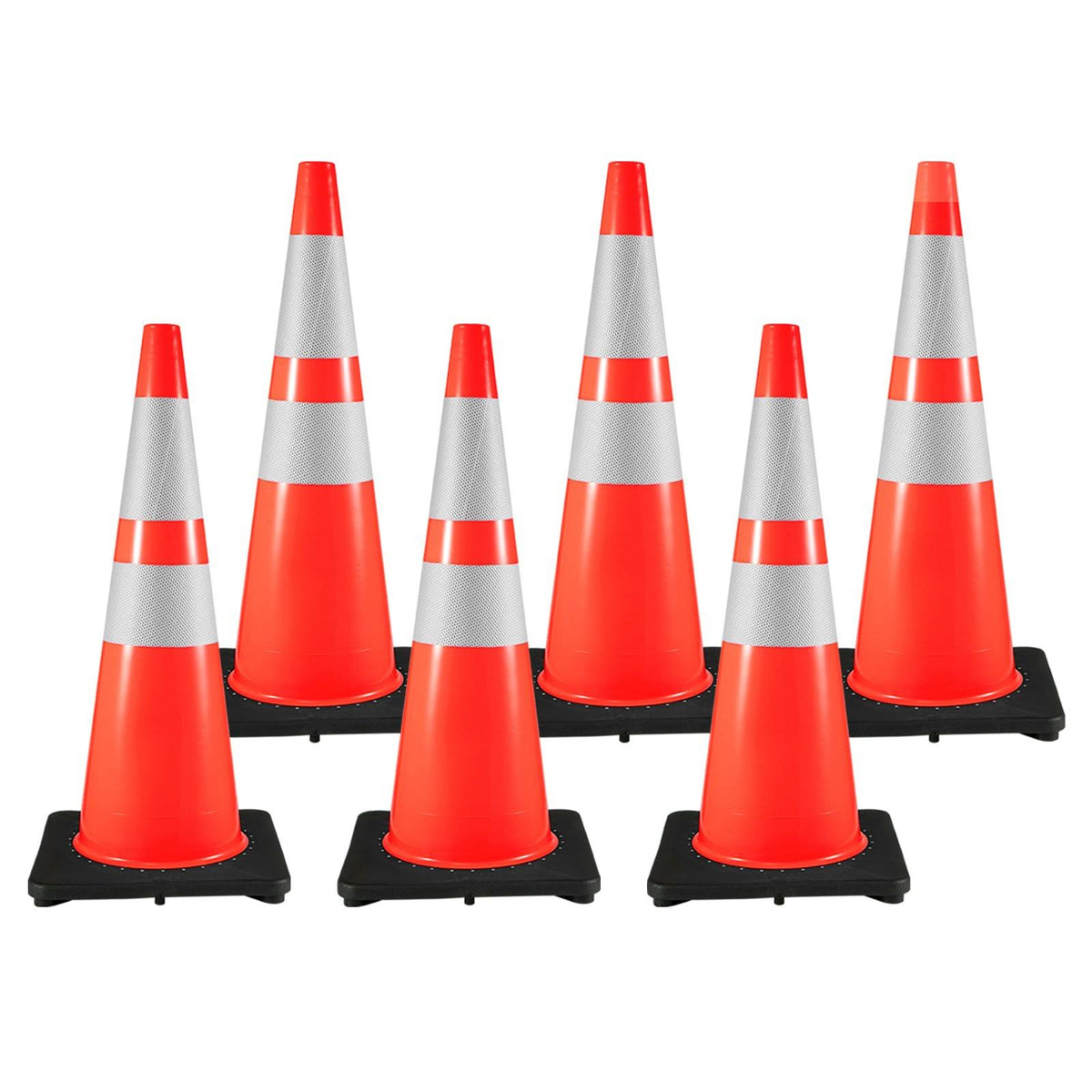 6pcs Traffic Safety Cones C53377