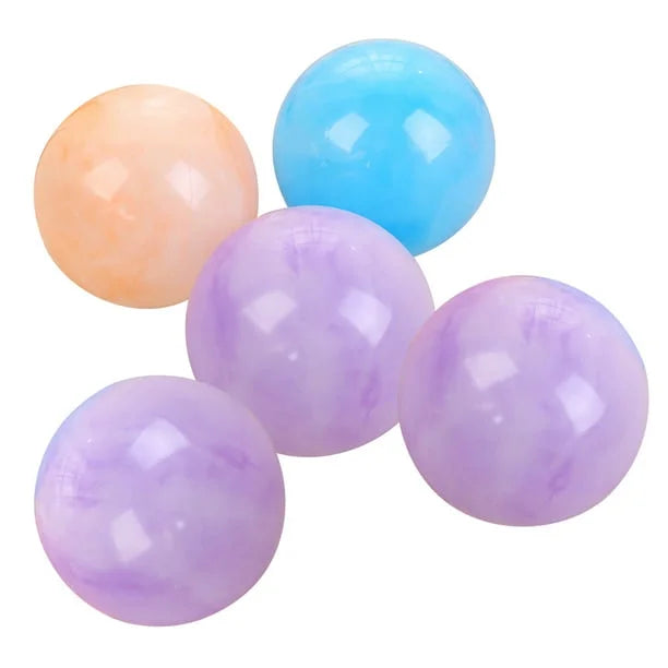25PCS Marbleized Bouncy Balls, 8.7 Inch Inflatable Sensory Balls M474