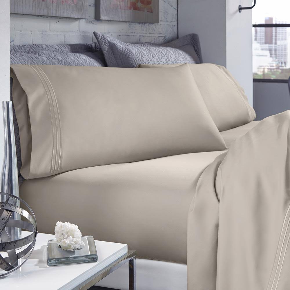 King Dove Grey Sheet Set R67574