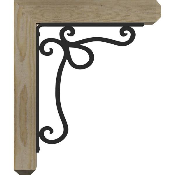Douglas Fir Iron Bracket X720093