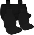 Solid Color Seat Covers Full Set Front & Rear B337