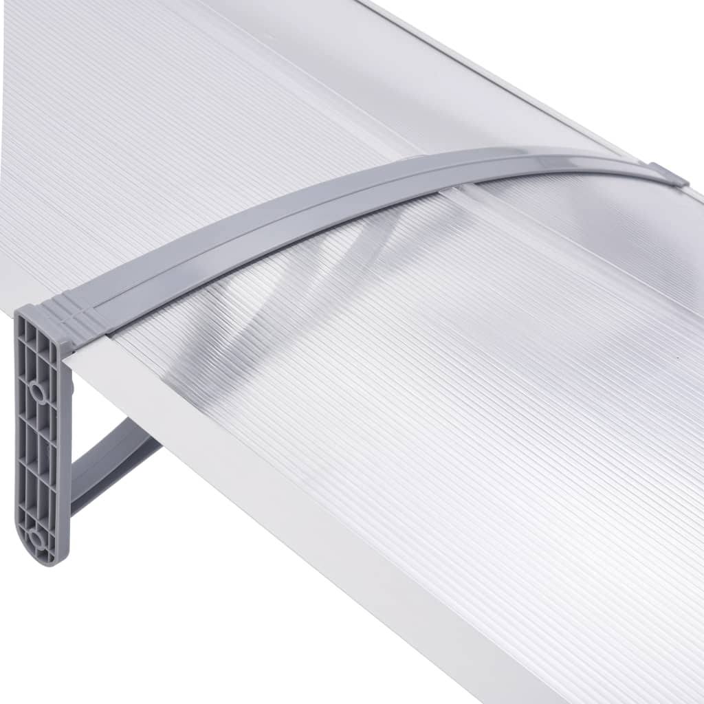 Gray Transparent Door Canopy C418
