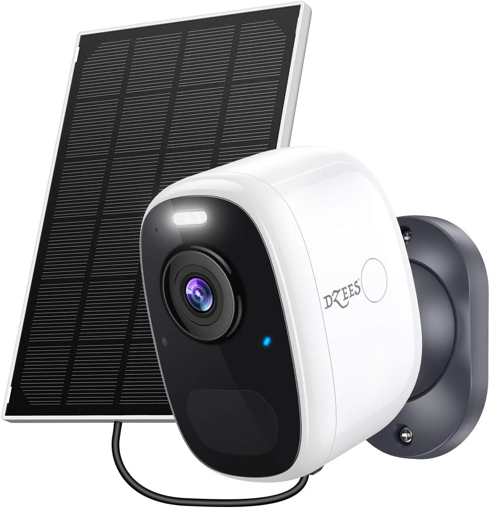 Solar Powered Wireless Outdoor Security Camera with 1080P Color Night Vision M5119