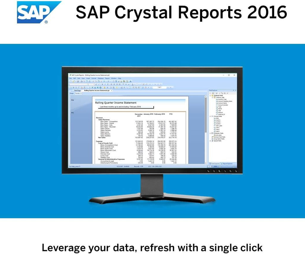 Crystal Reports 2016 Reporting software [32 Bit] X14567