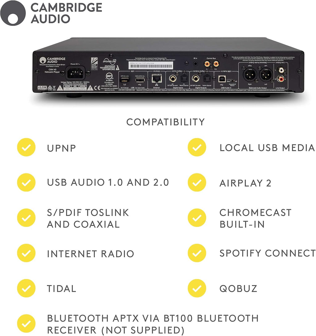 Stereo Network Streamer with WiFi Y246