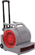 3-Speed 4000 CFM Air Mover Floor Carpet Dryer with Handle Wheelkit Gray K55816