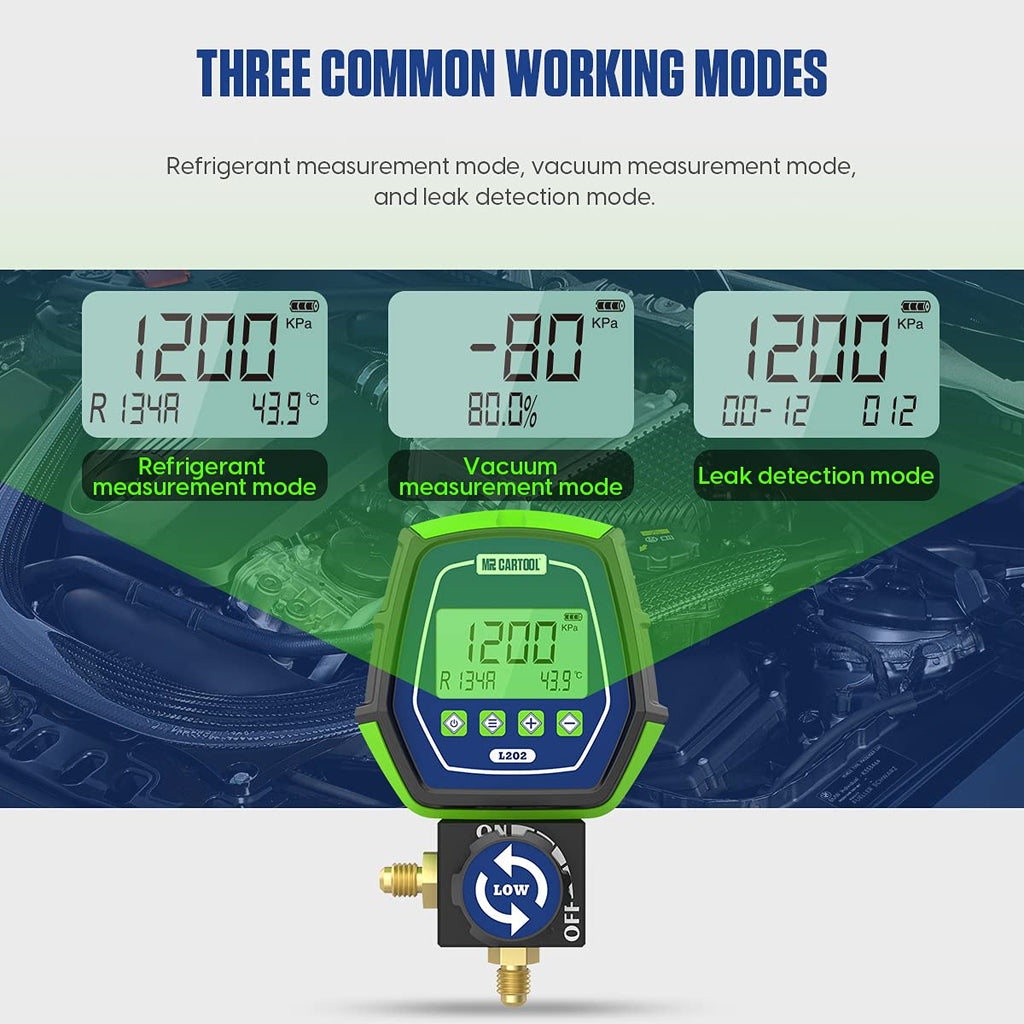 Digital Manifold Gauge Set for HVAC Systems C7450