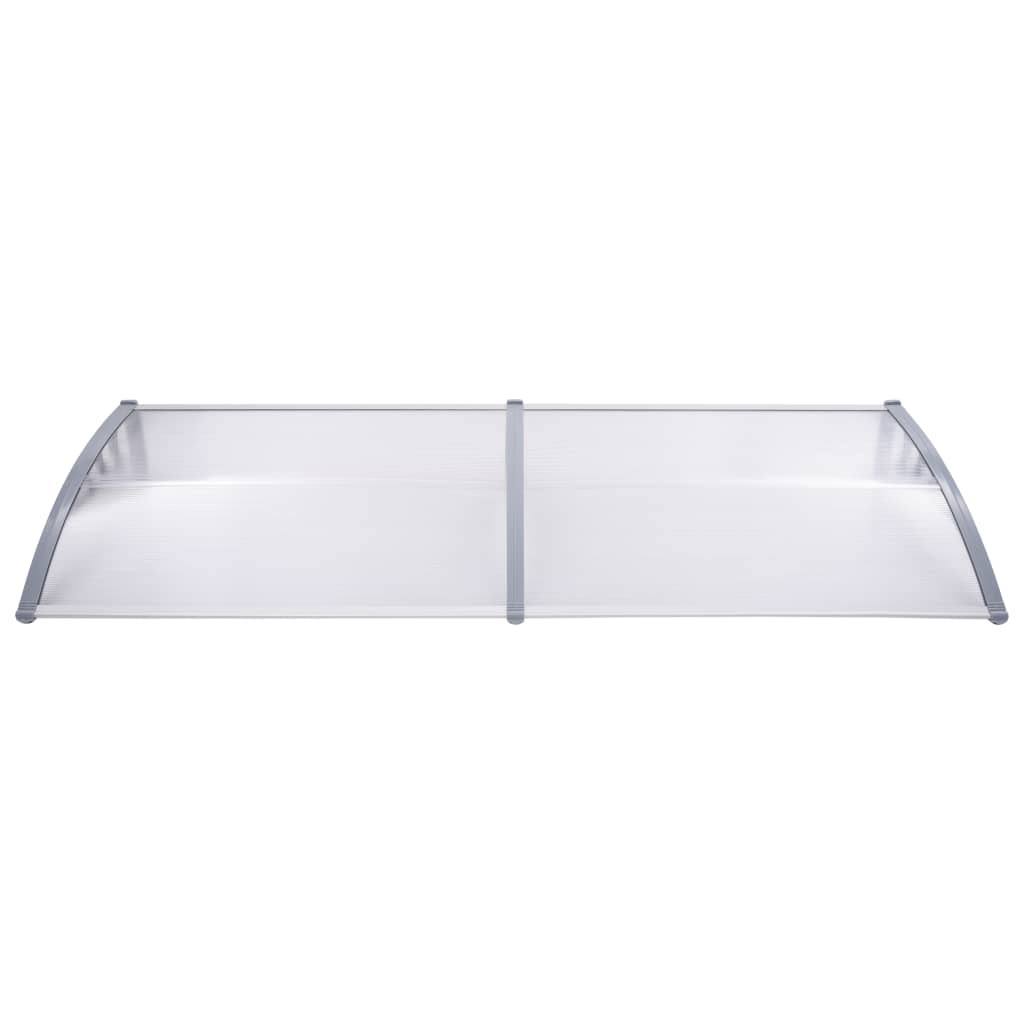 Gray Transparent Door Canopy C418