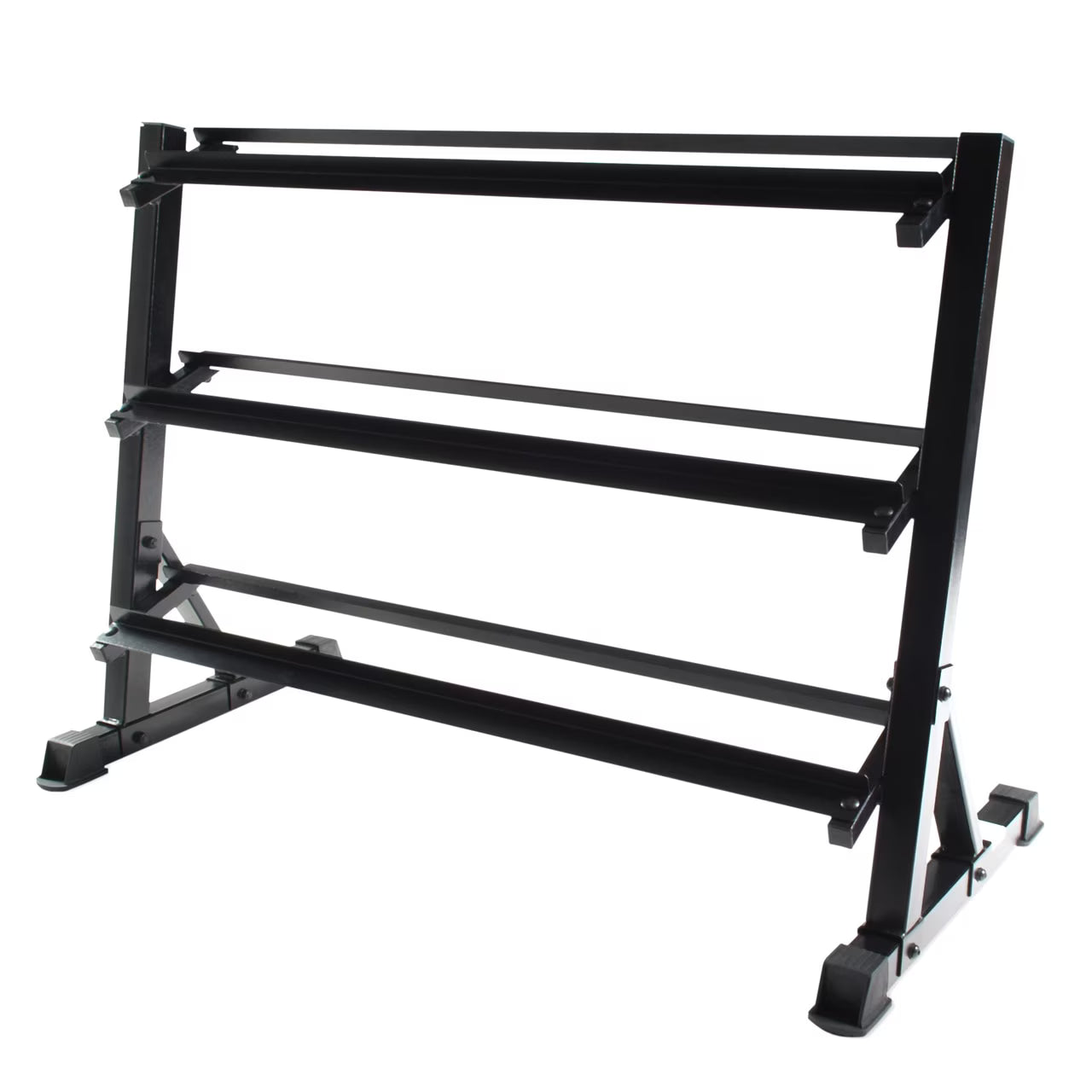 Black 3-Tiered Dumbbell Storage Rack B507