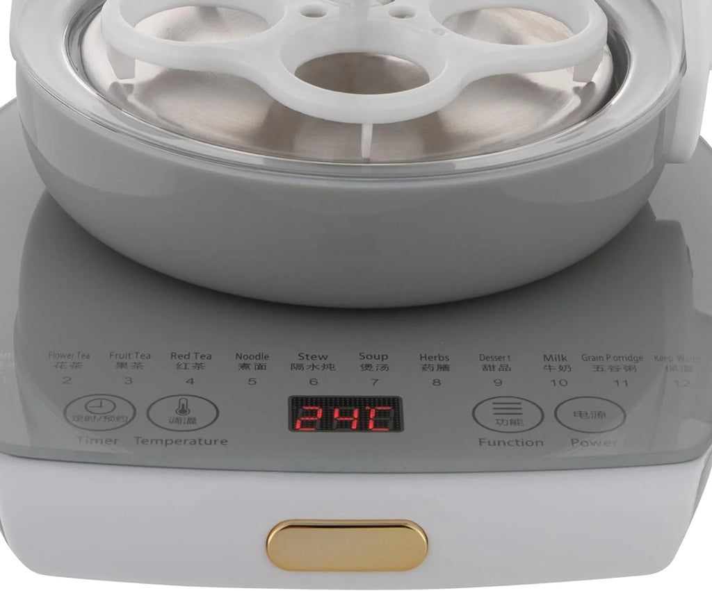 1.8L Electric Glass Tea Kettle with Temperature Control Y85409
