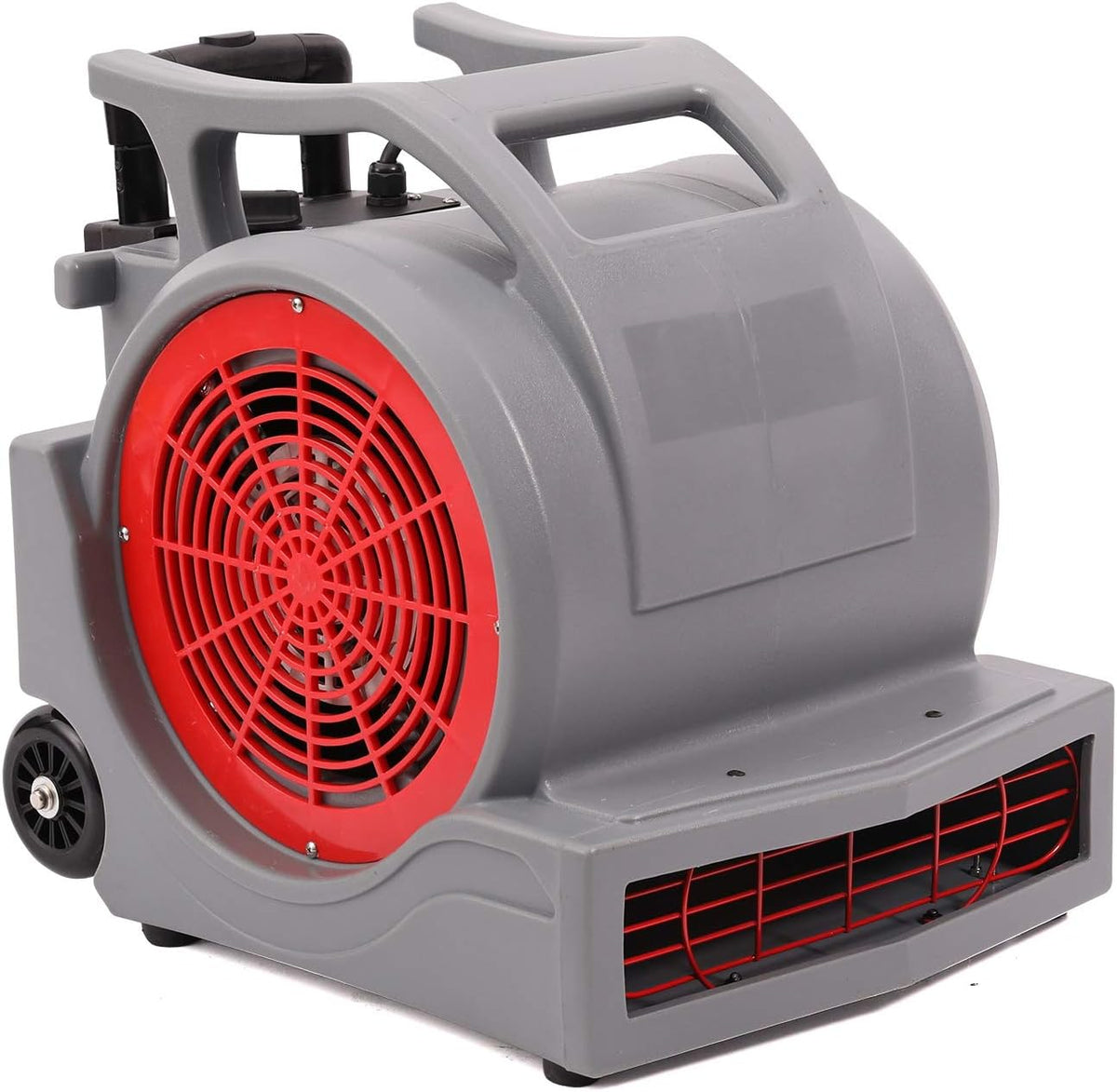 3-Speed 4000 CFM Air Mover Floor Carpet Dryer with Handle Wheelkit Gray K55816