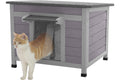 22.3'' Wood Cat House Q396815