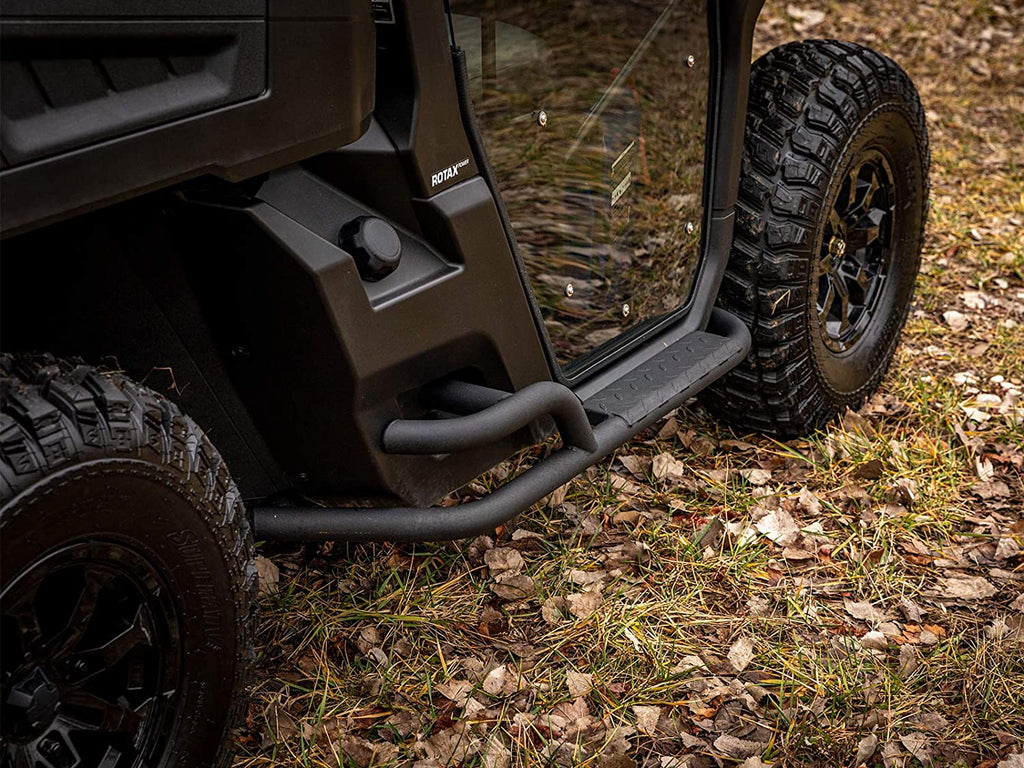Black Nerf Bars with Steel Tubing A824