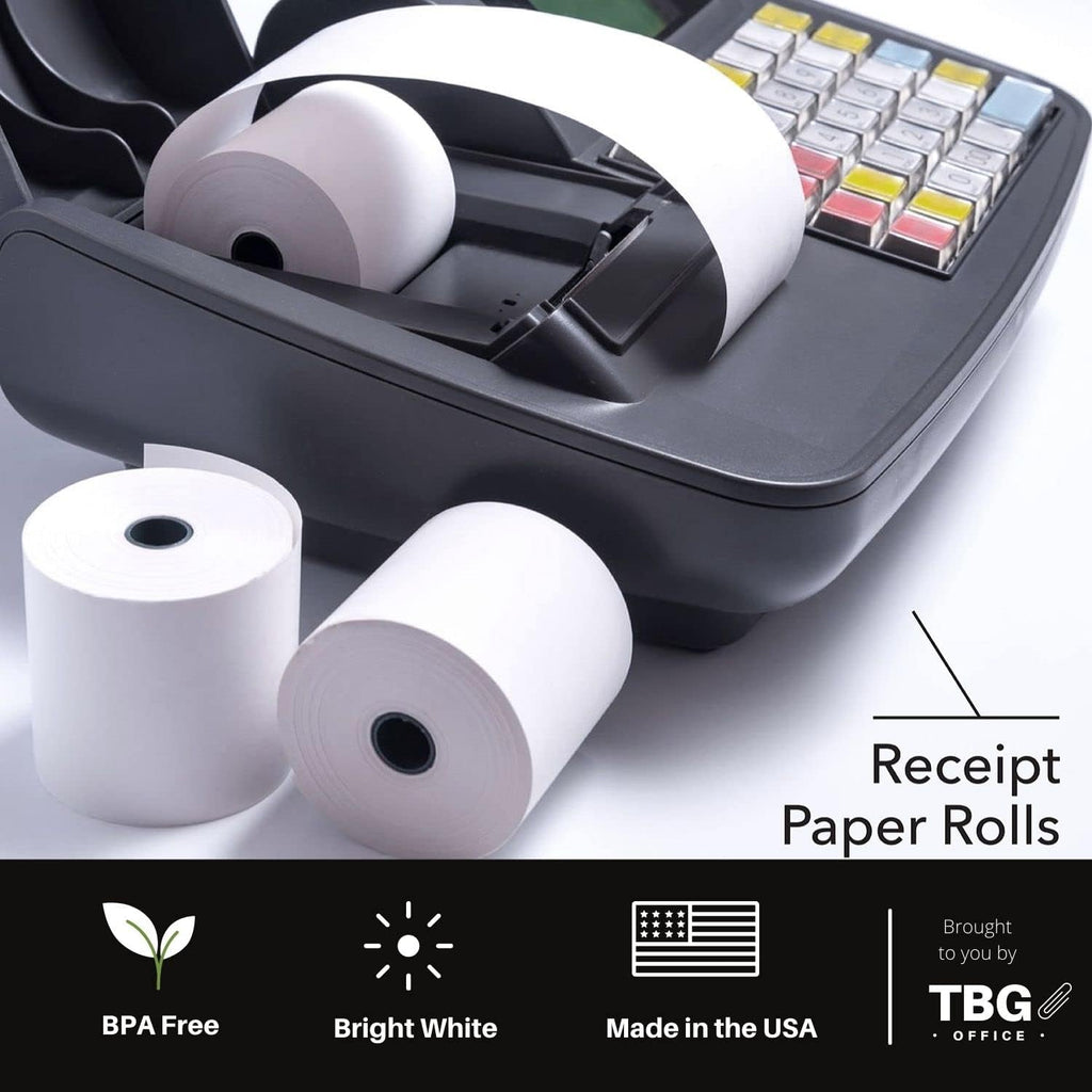 3 1/8” x 230' Thermal Paper Rolls (1 Case - 30 Rolls) O25988