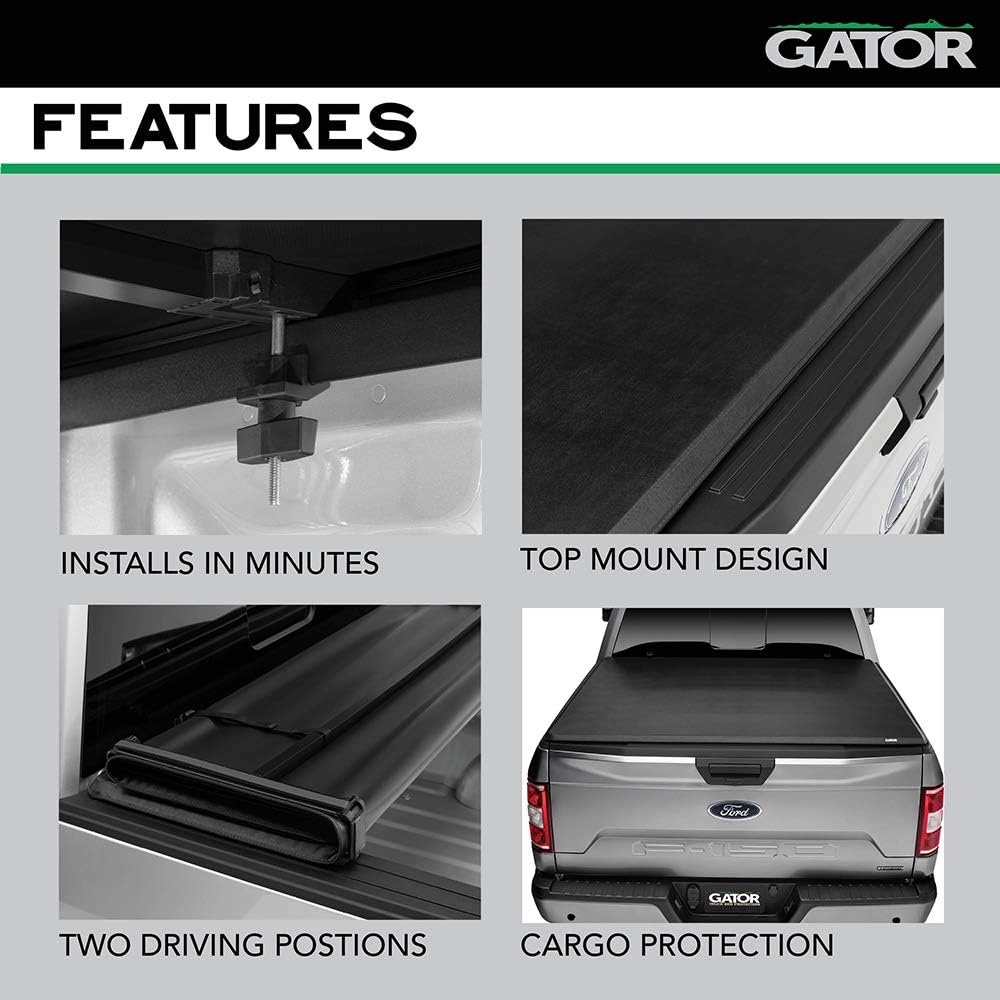 Soft Tri-Fold Truck Bed Tonneau Cover V93942