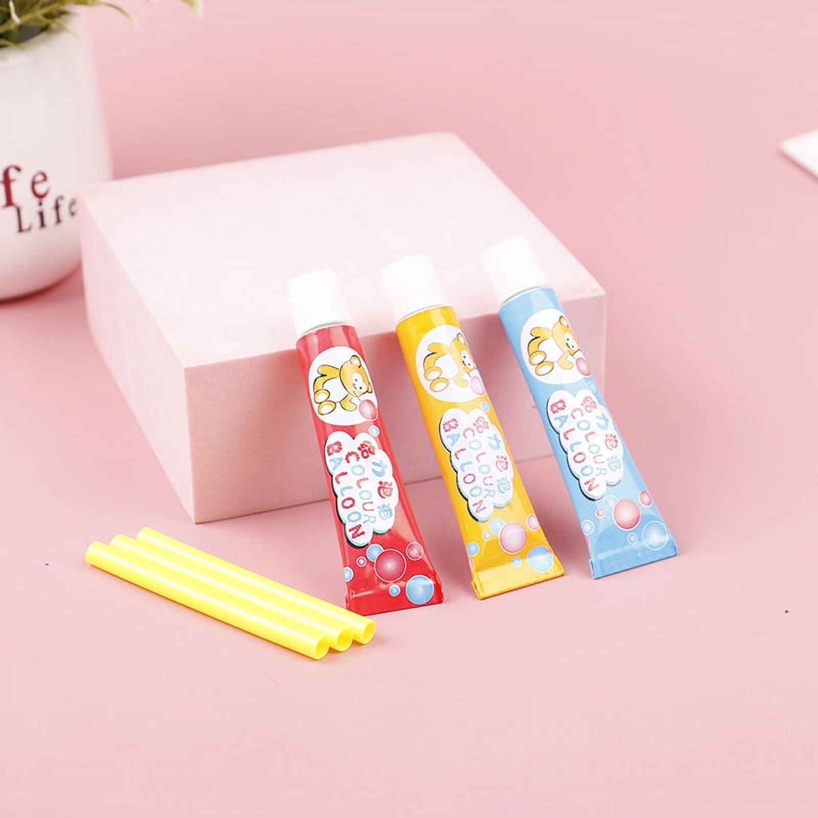 3pcs/set Magic Bubble Glue Toy Blowing Colorful Bubble Ball Space Balloon A680