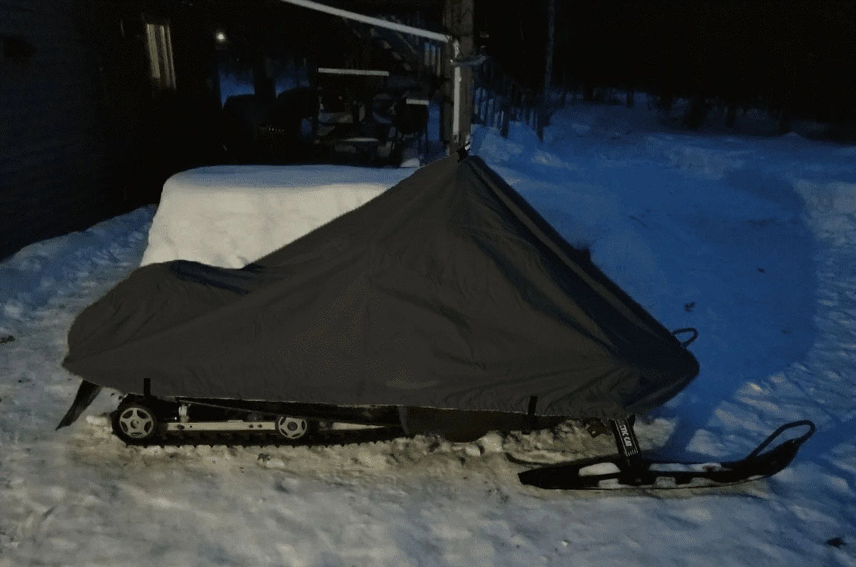 200 Denier Black Snowmobile Cover V1079