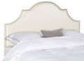 White Leather Full Headboard A1165