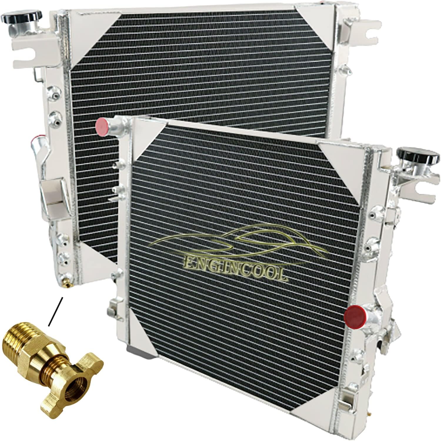Full Aluminum Radiator for Jeep Wrangler JK V6 3.6L 3.8L C66019