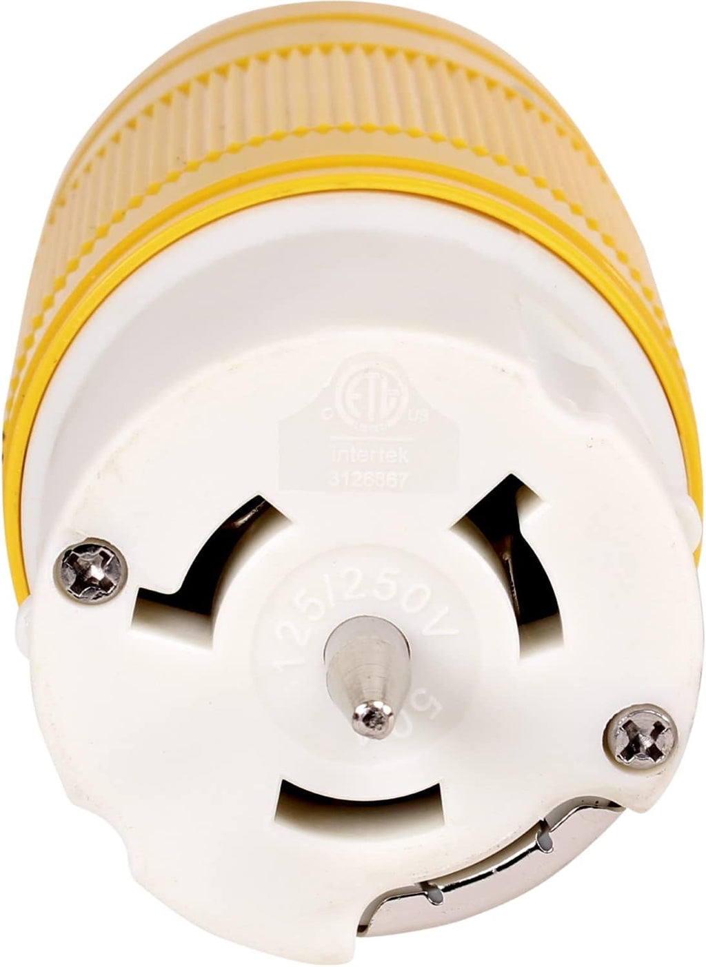 50 Amp Twist Locking Female Plug Connector, 125/250 Volt, Pack of 2 R522