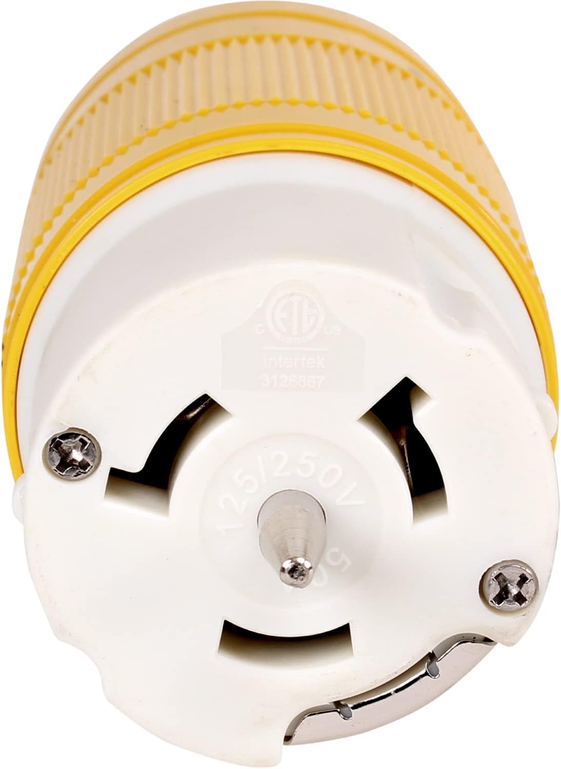 50 Amp Twist Locking Female Plug Connector, 125/250 Volt, Pack of 2 R522