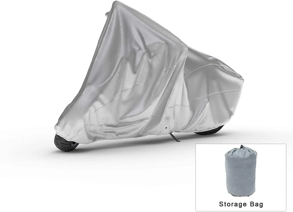 Motorcycle Cover with Securing Straps and Storage Bag I315929