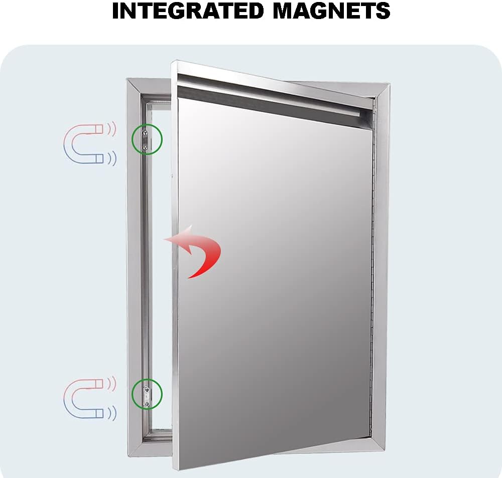 Stainless Steel Single Access Door T88370