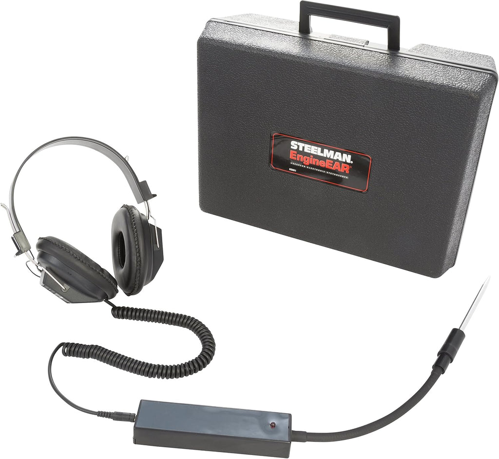 Noise-Canceling Stethoscope with Microphone, 9 Volt Battery, Pack of 2 M658191