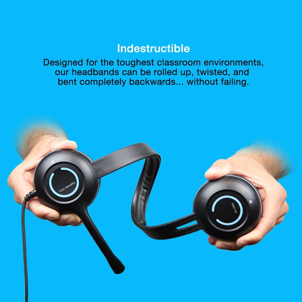 Stereo USB Headset with Noise Cancelling Mic and Adjustable Mic Boom O12464