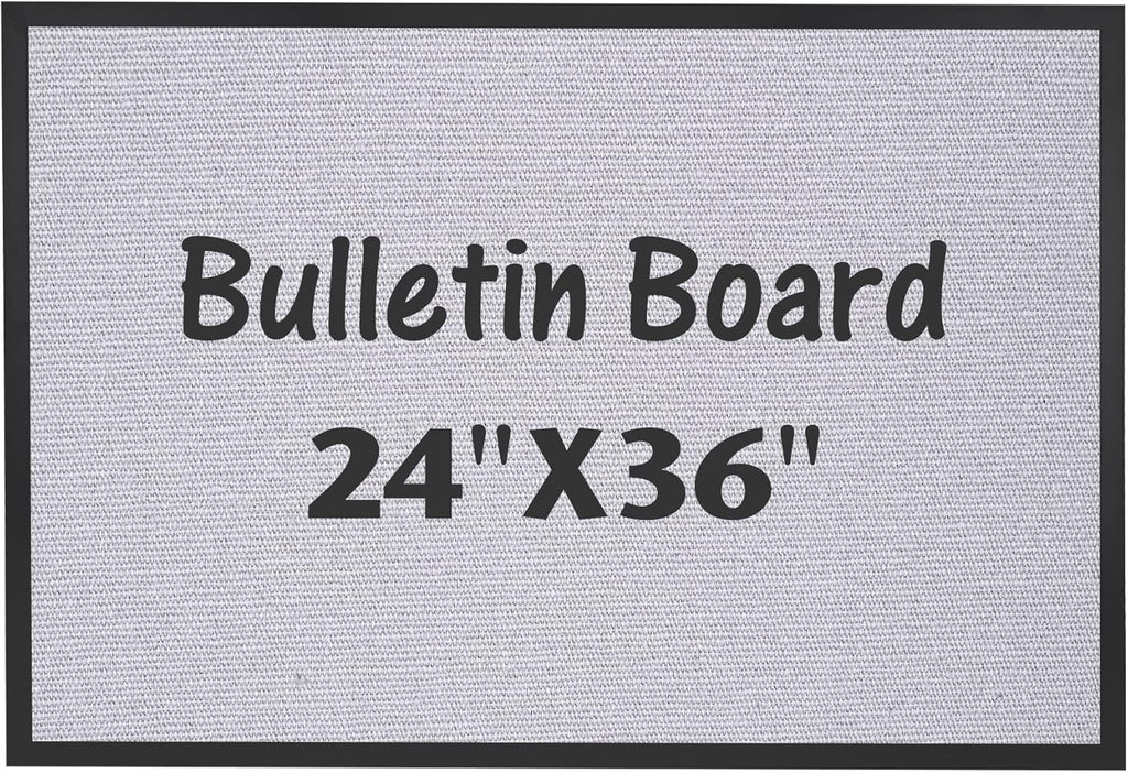 24 x 36 Inch Grey Cork Bulletin Board, Pack of 2 B684520