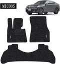 Black Waterproof Car Floor Mat Set for BMW X6 (2019-2020) X679707
