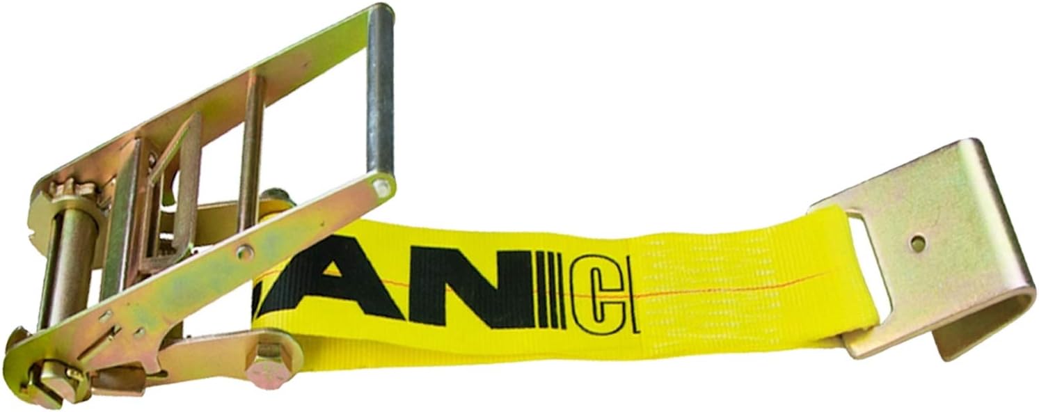 4 Inch x 30 Foot 2 Pack Ratchet Strap with Flat Hooks B9439