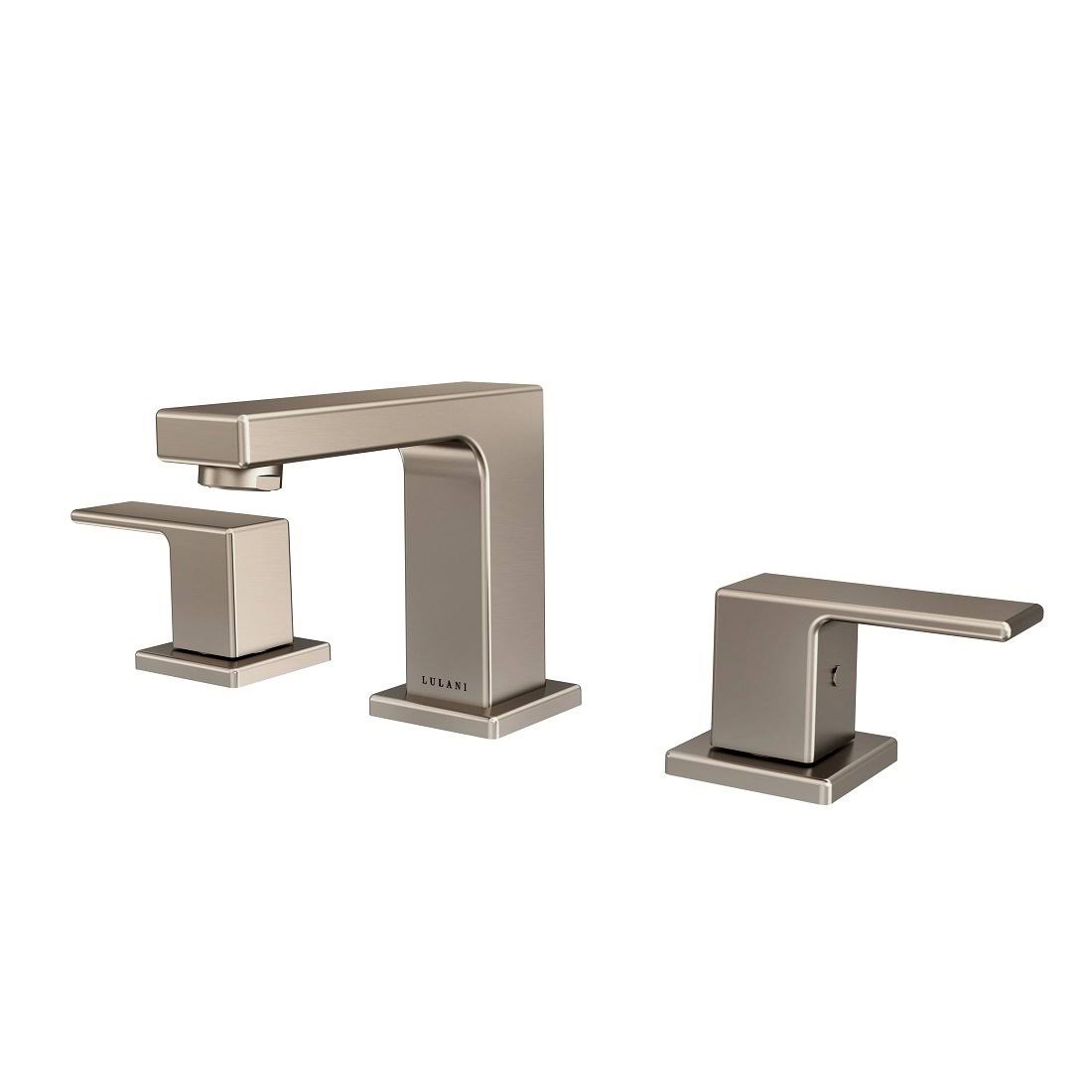 Brushed Nickel 2-Handle Bathroom Faucet D411