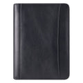 Black Nappa Leather Zipper Binder S5910