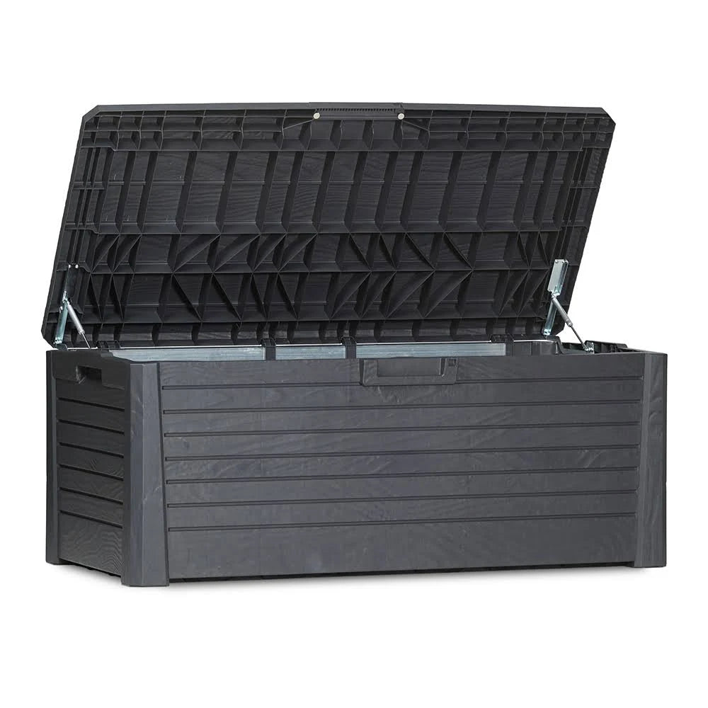 Waterproof 145Gal Deck Patio Storage Box Bench W260274