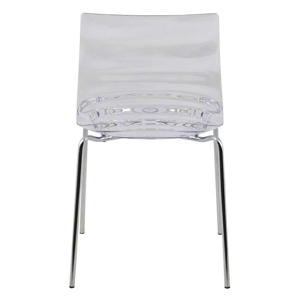 Modern Plastic Dining Chair, Set of 2 A41963