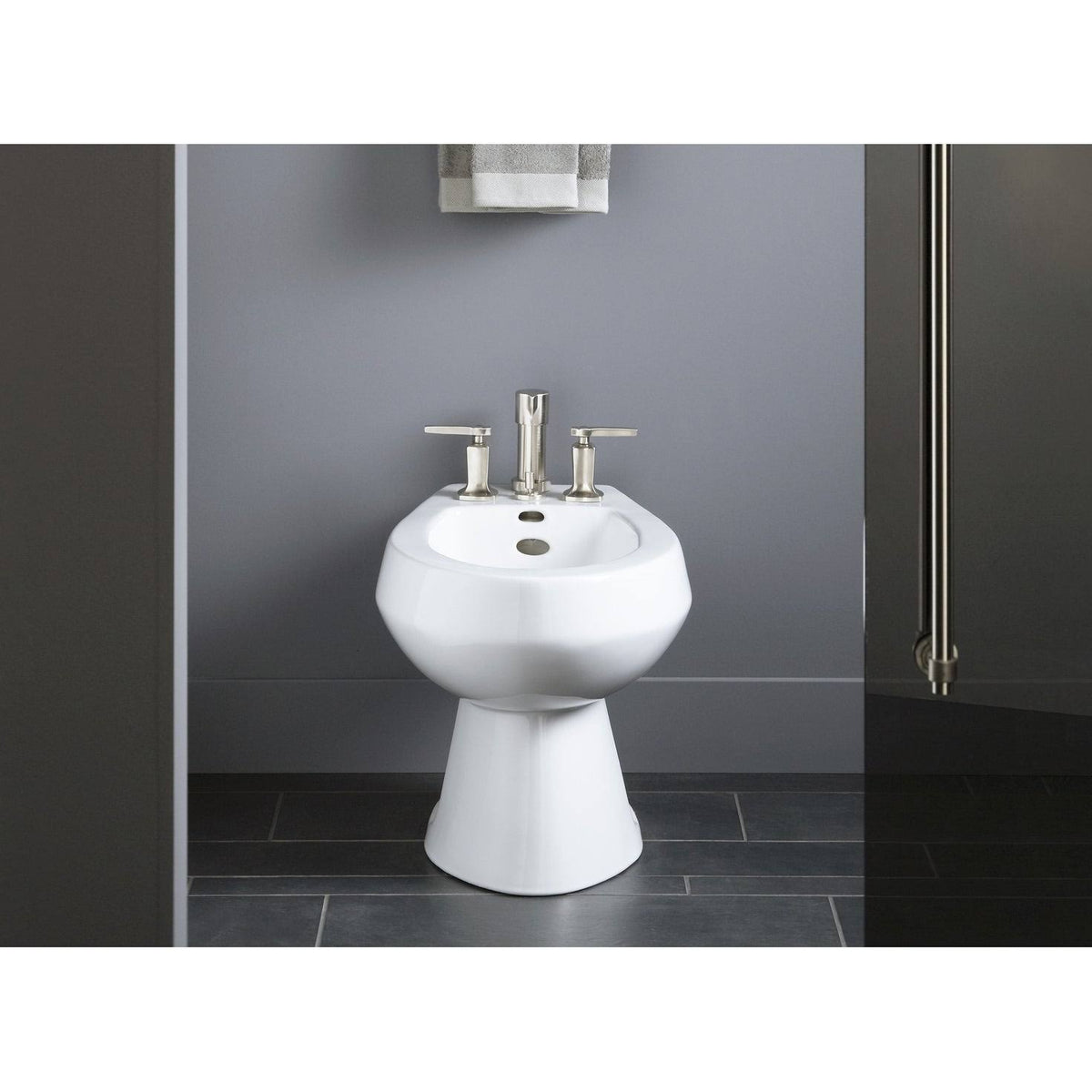 White Vertical Spray Bidet K369