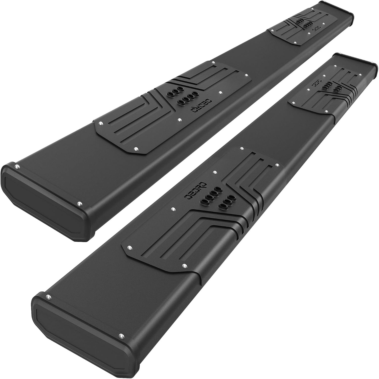 Silver Textured Aluminum Alloy Side Step Nerf Bars W342