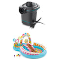 9ft x 51in Kids Inflatable Pool with Electric Air Pump O335