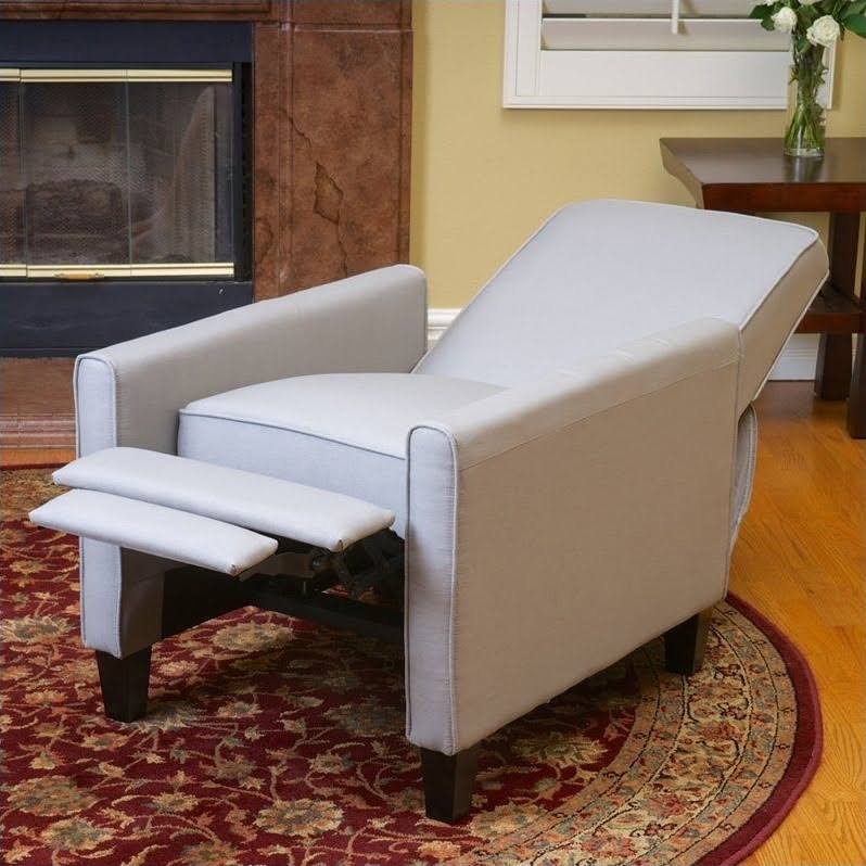 Grey Recliner Club Chair F22692