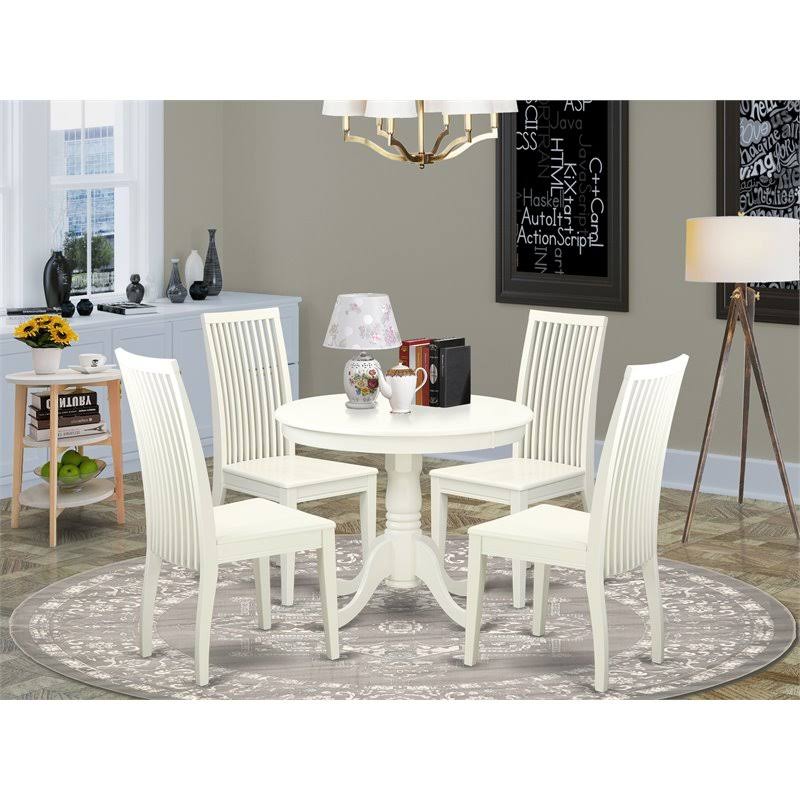 Linen White Dining Room Set E318