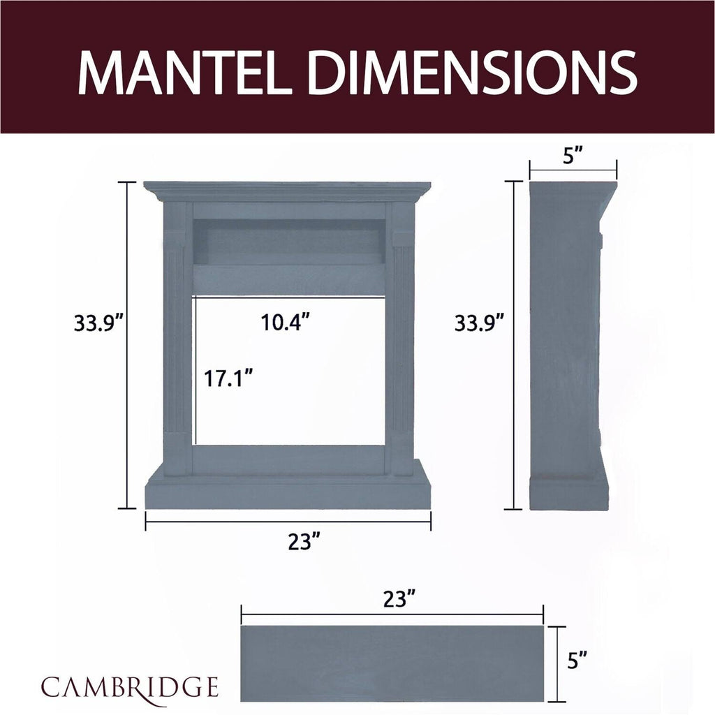 Electric Fireplace and Mantel Z7788