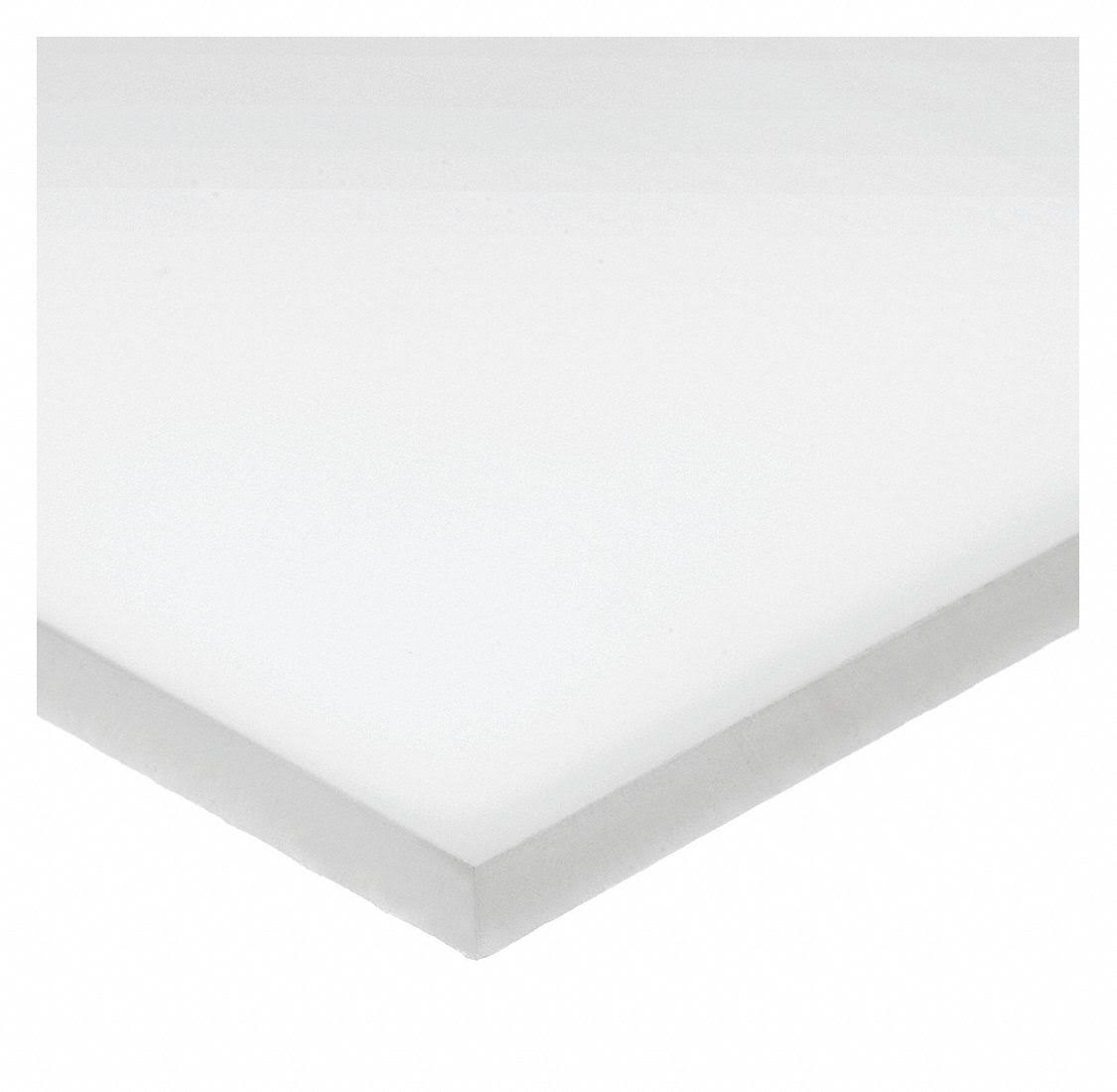 PTFE Plastic Bar 1/4x22 Thick x 4x22 Wide x 48x22 Long T606085
