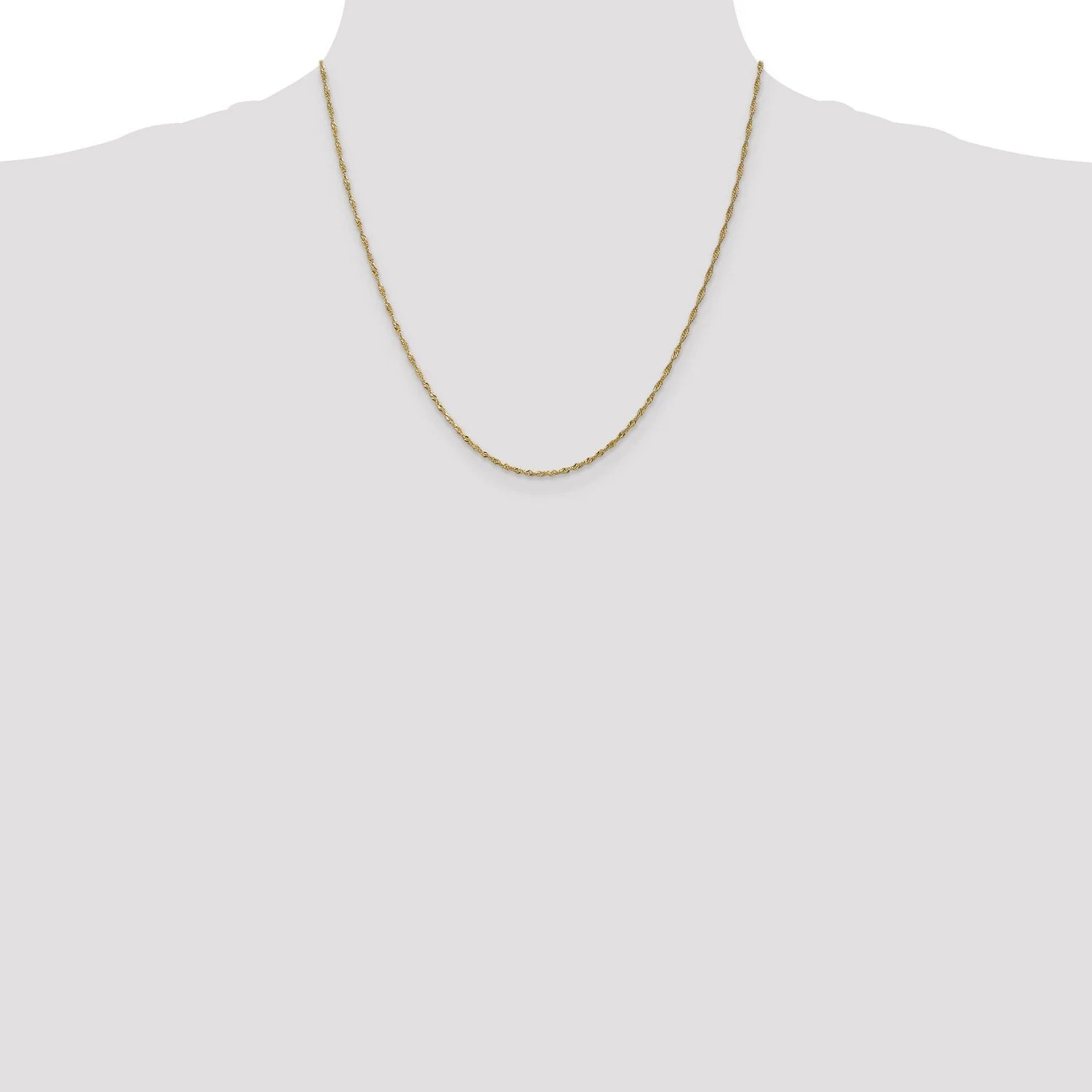 14k Yellow Gold Chain Necklace Z9426