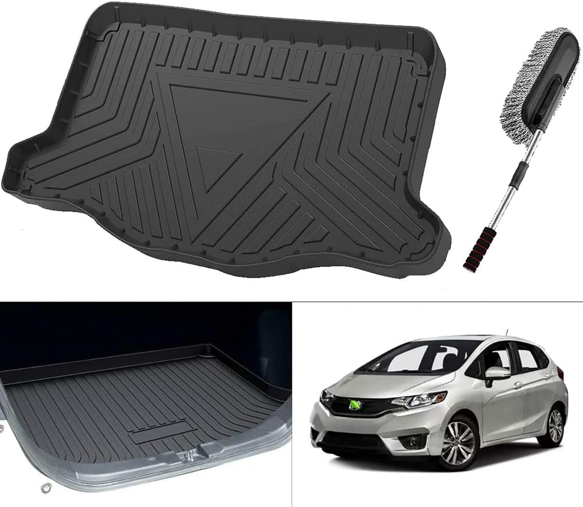 Cargo Mat Liner Trunk Liner with Traction Grips Pack of 2 J730183