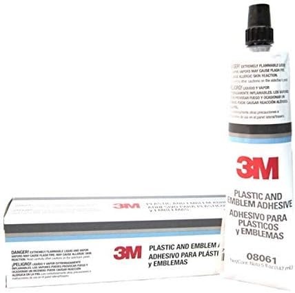 3M Plastic and Emblem Adhesive, 5 oz Tube, Pack of 2 I3876