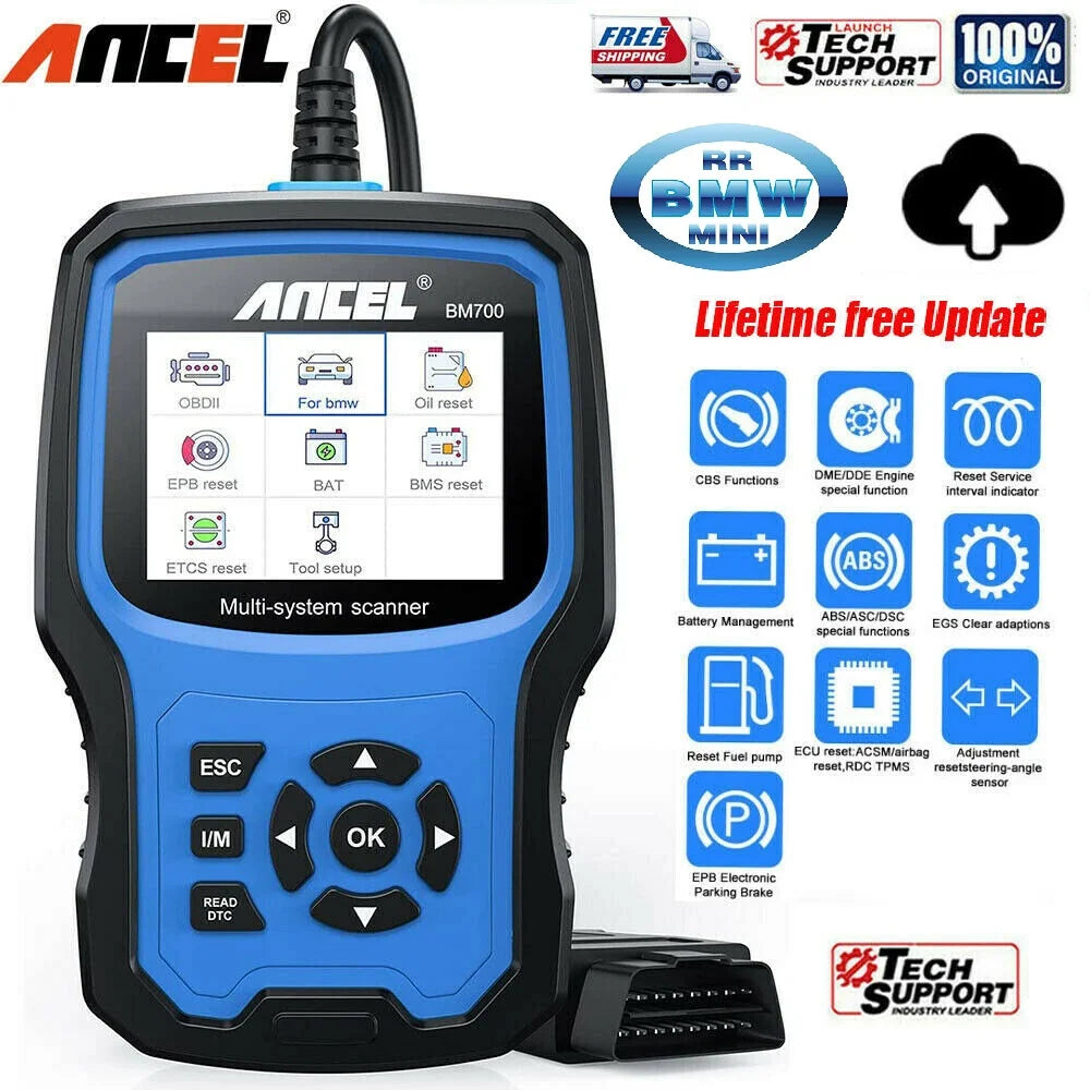 Full Systems Diagnostic Scan Tool with Oil Service Reset T147