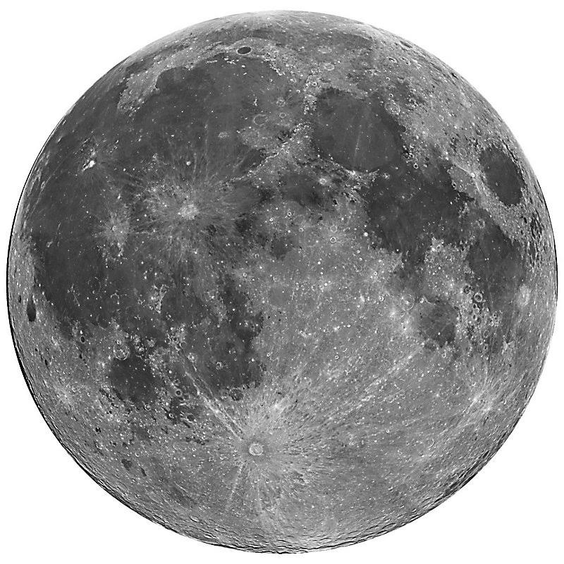 Full Moon Cutout Wall Decal O24565