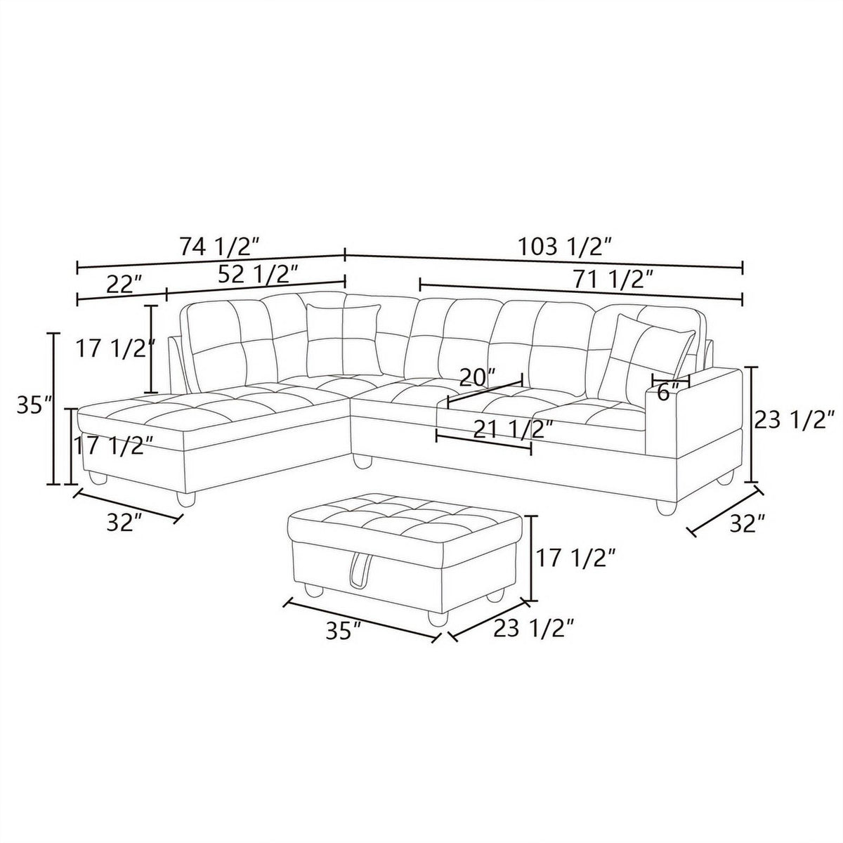 Red Raspberry Microfiber Faux Leather Sofa Set J571